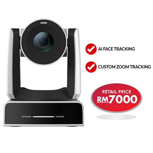 Cross Evolution CX655AL 4K/30X/AI Face Tracking Super Telephoto Professional PTZ Camera